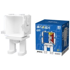 小小店舖 魔方機器人 3階 4階 魔方收納架 益智玩具, 魔方機器人展示盒（4/5階通用）