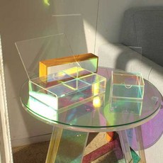 홀로그램 오로라 악세사리케이스, 1개, 홀로그램   대