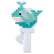 툭툭블럭 손 선풍기 만들기 세트 교육용 미니 수동 선풍기 도안 포함, 1세트, 고래 5개