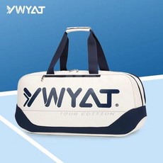 臺灣爆品-2025新款羽毛球雙肩手提支裝大容量雙層專業網球獨立鞋倉男女球包, c998白藍色【帶隔熱層】, 1個