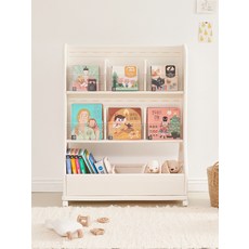 도노도노 이동식 아기 전면 책장(양면사용)