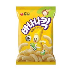 과자 농심 바나나킥, 10개, 75g