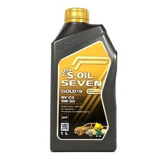 에스오일 세븐골드9 RV C3 5W30 1L 가솔린 디젤 DPF LPG 합성엔진오일, 1개