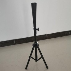 便攜摺疊棒球壘球打擊T座 室內戶外練習架可調高70-110cm三腳, 1個, 黑色基礎款棒壘球打擊T座