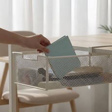 라이크토브 데스크 정리함 책상밑 서랍, 화이트, 1개