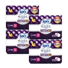 쏘피 바디피트 안심숙면 볼록맞춤 슈퍼롱 10p, 10개입, 4