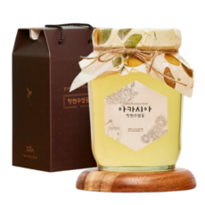 국산 아카시아 꿀 100프로 자연산 벌꿀 100% 2.4kg 자연산 꿀 답례품선물세트 국내산, 1.2kg, 1개