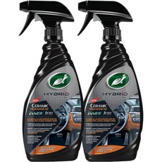 Turtle Wax터틀 왁스 53787 하이브리드 솔루션 세라믹 그래핀 인사이드 작업 인테리어 다목적 자동차 청소기 및 보호제 냄새 제거제 가죽 비닐 플라스틱 고무 등 16fl, 2