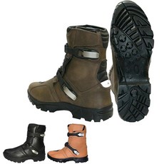 Hive Moto 남성용 오토바이 신발 강화 바이커 신발 미끄럼 방지 밑창 기어 시프트 패널 방수 모토크로스 부츠 바이커 신발 (브라운 미국 신발 사이즈 시스템 성인 남성, 7, 브라운