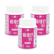 안진 바세린 젤리 바셀린 보습 수분 건조한 피부보호, 3개