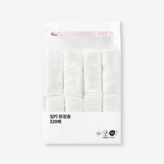 필리밀리 실키 화장솜 80p, 1개, 320매입