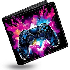 WEBJIASU 아동용 남아용 지갑 청소년 9-12 8-12 12-14용 어린이 카드 포함 재미있는 축구 가죽 바이폴드 RFID 차단 블랙 남성 남아 크리스마스 선물 생일