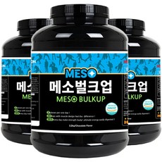 메소벌크업 탄수화물 살찌는 벌크업 체중증가 칼로리 동물성 식물성 단백질 헬스보충제 프로틴 wpc 유청단백질 가루 건강 선물, 3.2kg, 3개