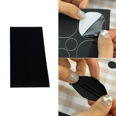 겨울옷 패딩 수선패치 잘라쓰는 담배빵 제거 스티커, 1개