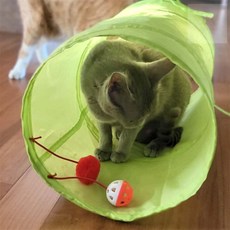 조은 고양이 놀이터널 그린 고양이터널하우스