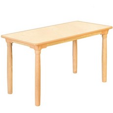 유치원 초등 다리선택 직사각 원목 책상 놀이방 유아학원 네모난, H 600mm