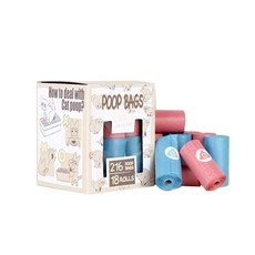 Pet Breeze環保狗便袋手提式216入 外出必備清潔用品, 1個, 手提式216入/ 盒, Multicolor, 216