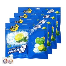 해태 아이스쿨껌(리필형)103g x 4봉+자색옥춘 사탕 20g 세트 번들 3호, 432g, 1세트
