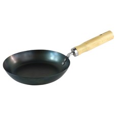 MITIRU 鐵製平底鍋 木製手柄, 1個, 20cm