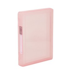 지금스토어 A4 클리어 파일케이스 문서 보관함 40mm, 1개, 핑크