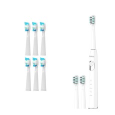 SAMPO聲寶 TB-Z23U1L 音波震動牙刷，附9刷頭，粉色, 象牙白+刷頭, 1個