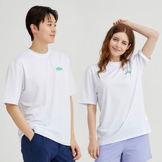 슈가비치 남여 공용 반팔 래쉬가드 상의 BH24-02F 수영복