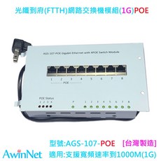 弱電箱宅內智能箱POE網路交換機模組1000(千兆1G), 1個