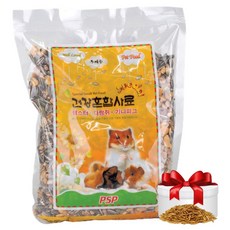 PSP 건강혼합 햄스터사료 600g+건조밀웜 10g, 1개, 600g