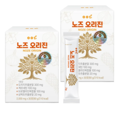 노즈 오리진 퀘르세틴 브로멜라인 도라지 삼백초 특허 유산균, 2개, 30회분