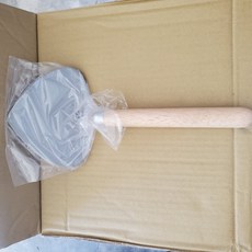 灰匙 桃型設計 耐熱不沾 廚房料理分菜匙 烹飪好幫手, 1個, 大