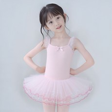 [에스투에이] 국산 유아 엘레나 튜튜 발레복 키즈 여아 어린이 일체형 유아발레복