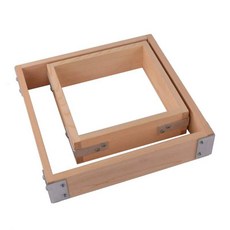 편백나무 카스테라 틀 정사각형 수플레 원목 편백, H. 알루미늄 합금 403010 베벨 각도