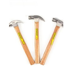 무진동 망치 유리섬유 손잡이 충격흡수 작업용 공구 해머 내구성 강화 망치, 1개, 단단한 나무 혼마우스 해머 7oz, 기본 색상