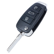 DIYKEY 접이식 원격 키 아우디 A4 2005 8E0837220Q 315MHz ID48 8E, 02 433MHz 8E Chip, 01 2PCS KEYS