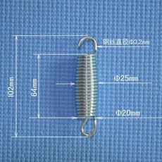 대형 트램폴린 스프링 용수철 10개 강력한 장력 탄성 후크, 10cm아연도금허리드럼(후크무료), 1개