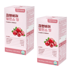 더건강드림 호박씨추출물 크랜베리 밸런스 정, 2개, 120정