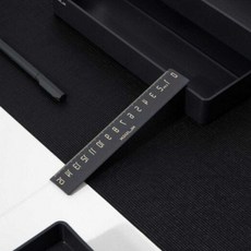 직자 누사인 ABS 자 15cm, 화이트