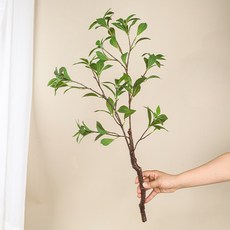 北歐風仿真馬醉木大枝日本吊鐘葉手感葉仿真綠植假花落地裝飾擺設仿真花永生花人造花乾燥花永不凋零拍照道具假花裝飾居家裝飾, 中枝馬醉木, 1個