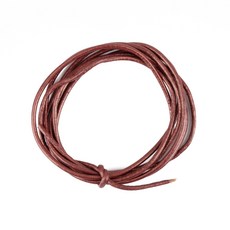 둥근 가죽끈 2mm 26종 모음 (1M), (134) - 1M