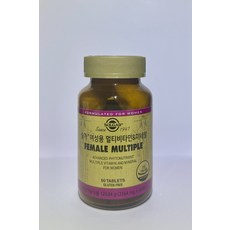 솔가 여성용 멀티비타민 & 미네랄, 60정, 129.84g, 1개