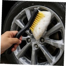 자동차 휠 전용 브러시 바퀴 림 세척 도구 타이어 클리닝 차량 관리 청소 용품, 1개, 상세페이지 참조