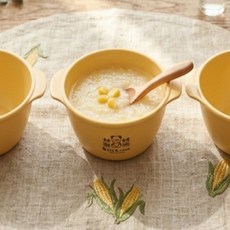 올럭 옥수수 유아 국그릇 아기이유식식기