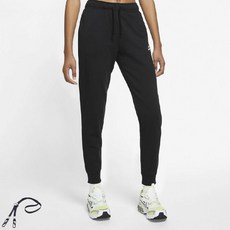 NIKE 女款棉質運動長褲 黑色+PG拉繩