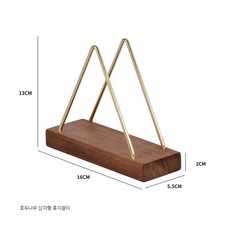 화장지케이스 티슈 홀더 스탠드형 원목 냅킨 디스펜서, 1개, 2_호두나무 삼각형 휴지걸이