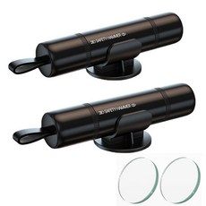 2팩 비상 자동차 탈출 도구 스프링 장착 창문 차단기 안전벨트 커터 수중 충돌 구조를 생명을 구하는 망치 베이스 포함 2in1 안전 해머 블랙 2975946