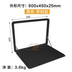 카라반 외부선반 캠핑카 외부테이블 접이식폴딩테이블 화이트 RV캠핑 폴딩 조리대 식탁 실버, 600x450 블랙키 포함