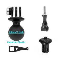 GoPro Hero 13 9 8 DJI 오즈모 액션 5 4 인스타 360 GO3 ACE PRO AKASO SJCAM 볼 마운트 어댑터, 01 유니버설, 06 Kit 4