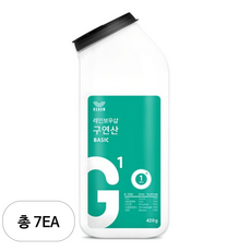 레인보우샵 G1 구연산 베이직 왕톡톡이, 420g, 7개