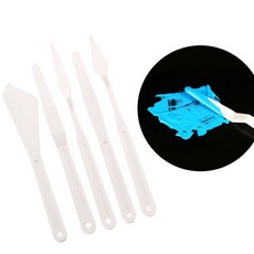 페인팅붓 스페츌러 플라스틱 페인팅 5종세트, 빠른배송