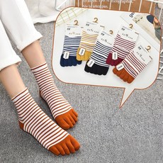 여성 발가락 중목 양말 패션 프리미엄 발가락양말 5켤레세트